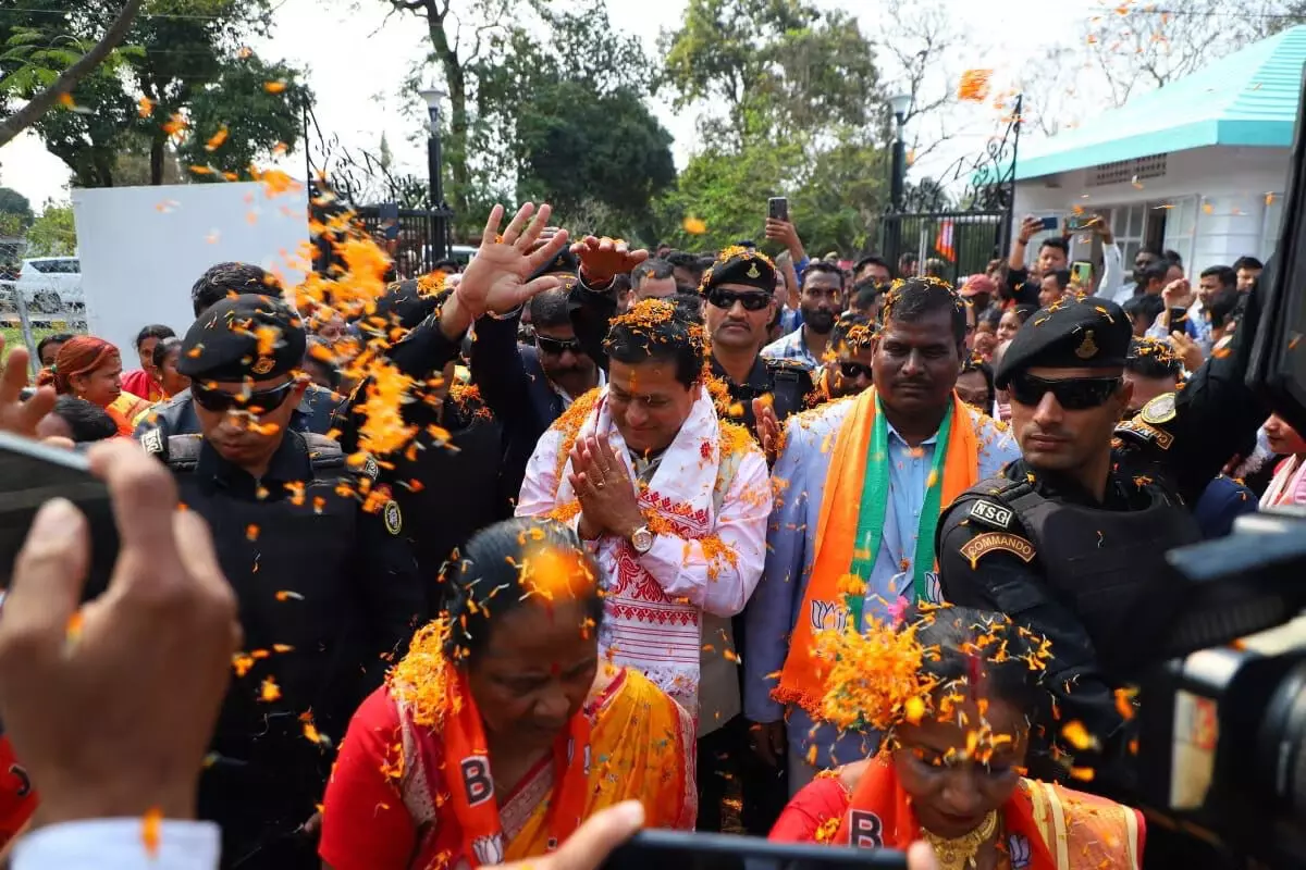 असम केंद्रीय मंत्री सर्बानंद सोनोवाल ने कांग्रेस नियंत्रित विपक्ष पर निशाना साधा