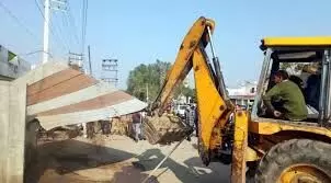 जयपुर विकास प्राधिकरण ने सड़क सीमा से 75 अतिक्रमण को हटवाया