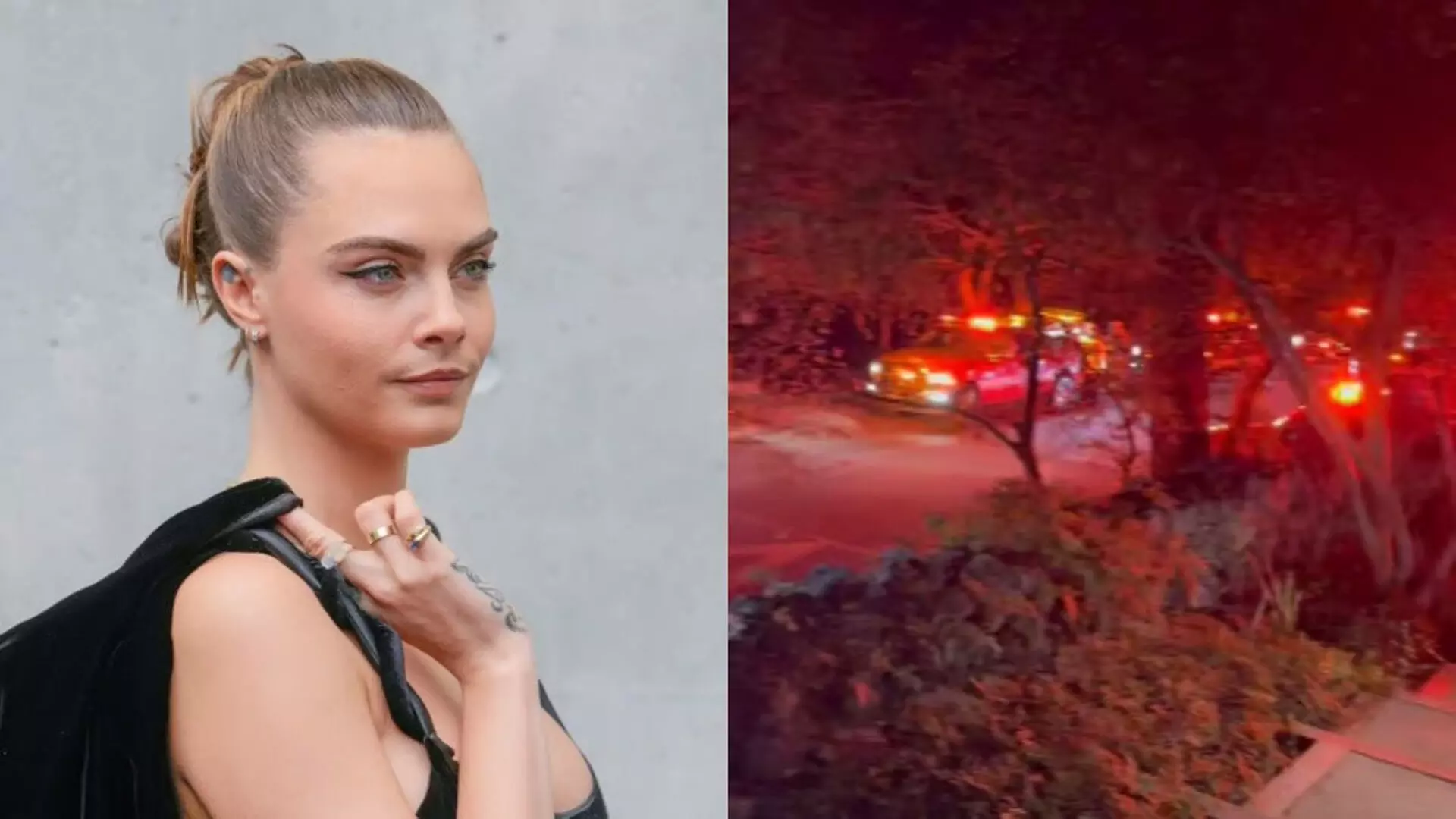 मॉडल-अभिनेत्री कारा डेलेविंगने का 58 करोड़ का घर जलकर ख़ाक, 2 घायल