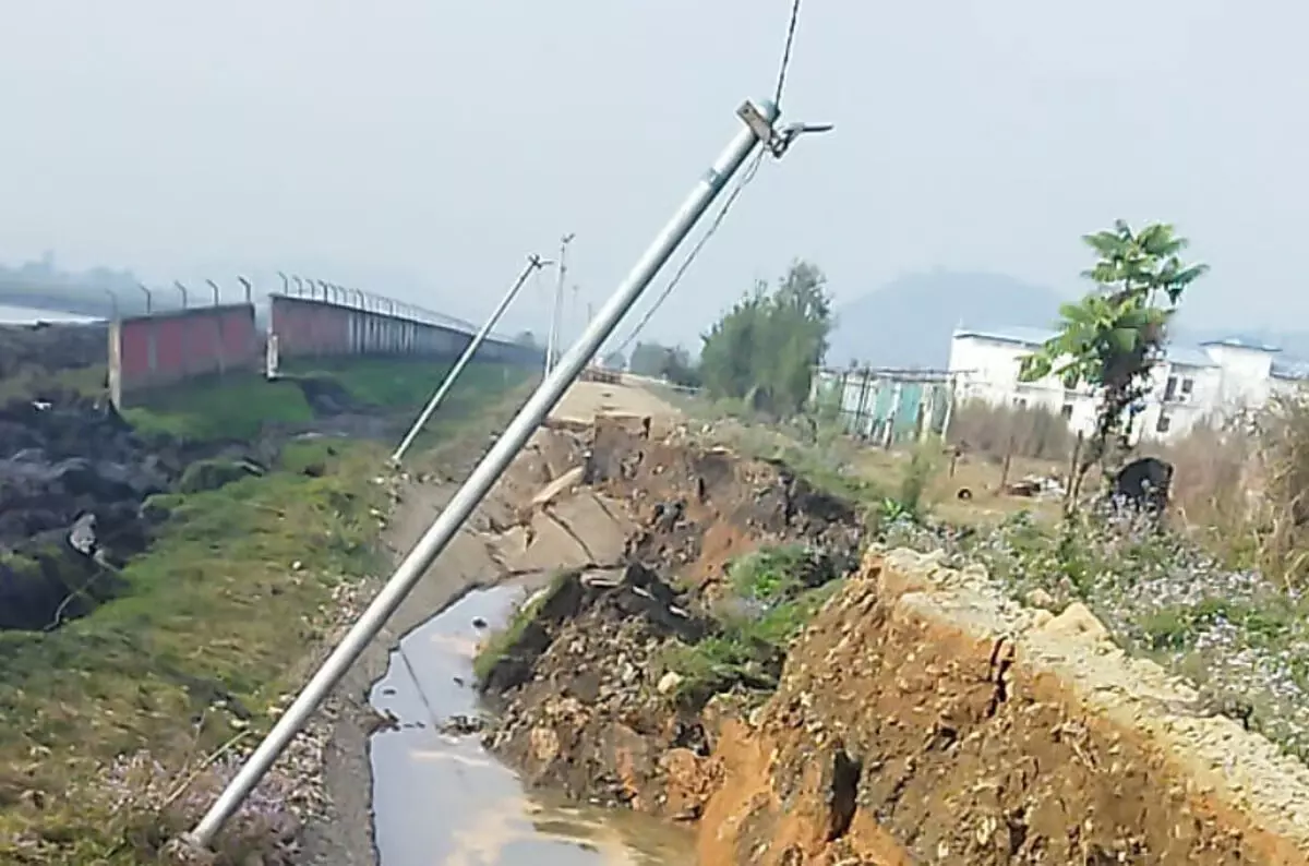 एनआईटी मणिपुर में जल निकाय परियोजना के दलदल से निकला कीचड़, बहाली का काम चल रहा