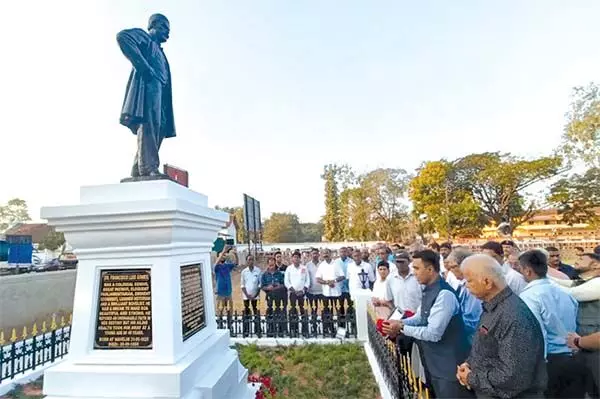 डॉ. फ्रांसिस्को लुइस गोम्स के जन्म, मृत्यु वर्षगाँठ पर राज्य स्तरीय समारोह