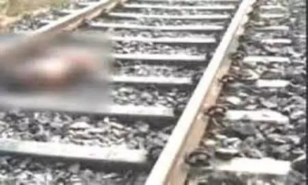 ट्रेन से कटकर  45 वर्षीय अधेड़ की मौत