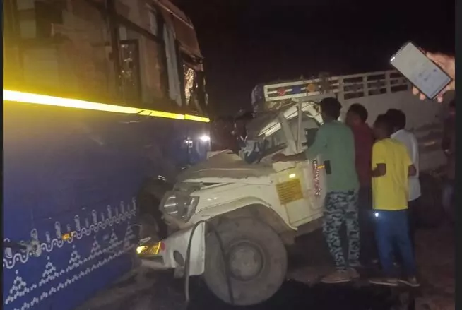 मल्कानगिरी जिले में सड़क दुर्घटना में ओएसआरटीसी बस चालक की मौत, एक अन्य की हालत गंभीर