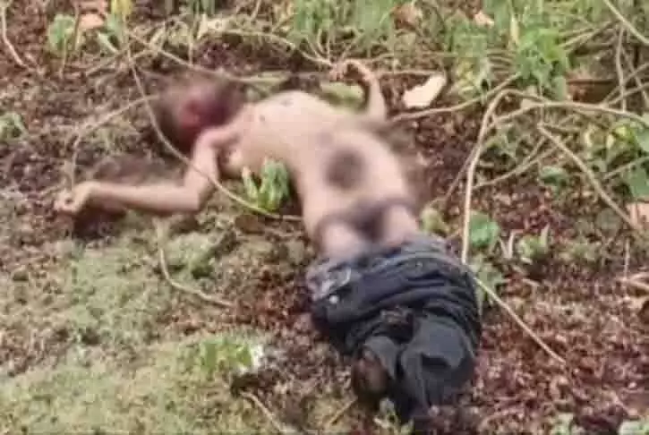 जंगल में मिली युवक की अर्धनग्न लाश, शिनाख्त में जुटी पुलिस