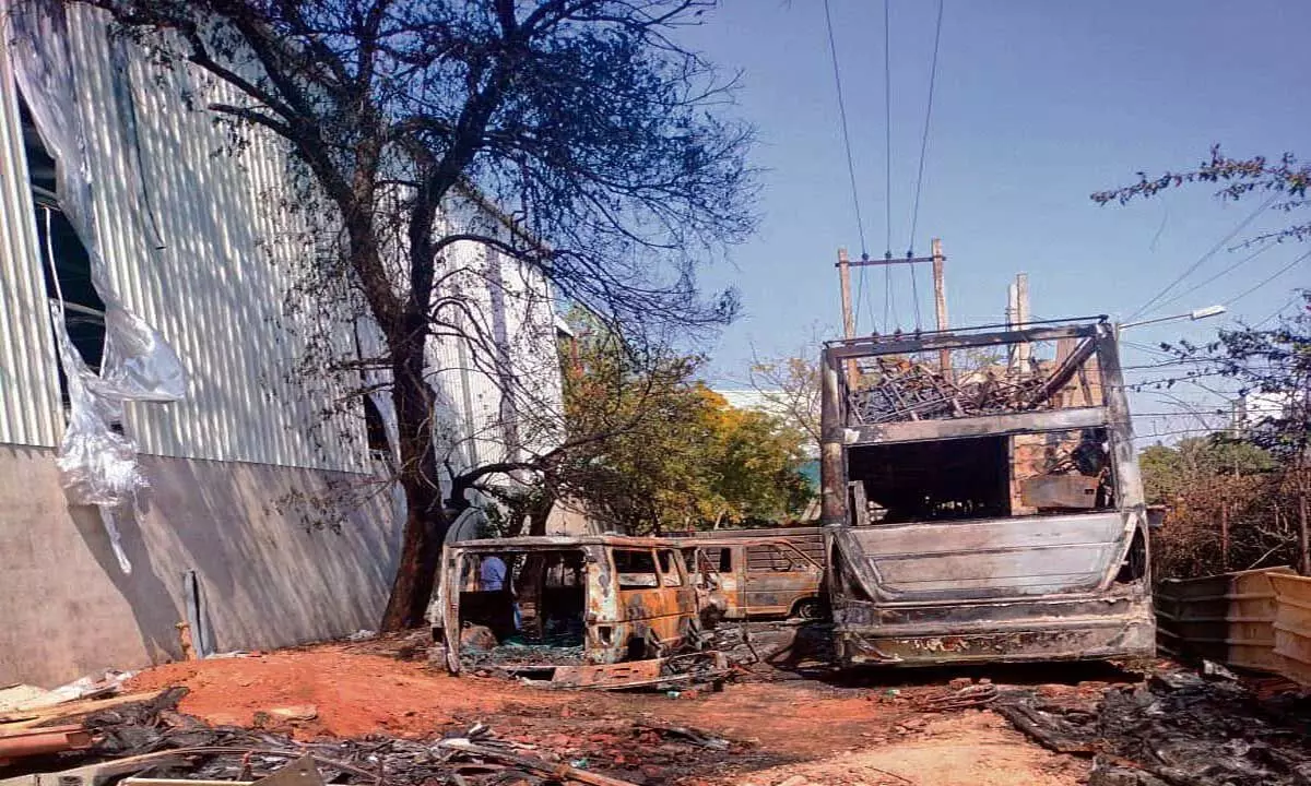 आईएमटी मानेसर में आग लगने से कई लोगों की मौत