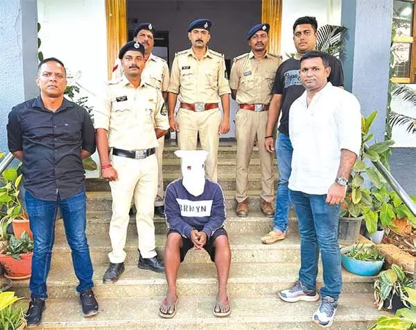 कैलंगुट में 60,000 रुपये मूल्य की कोकीन जब्त, एक गिरफ्तार