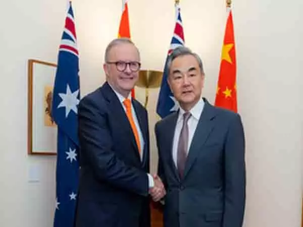 ऑस्ट्रेलियाई प्रधानमंत्री ने चीनी विदेश मंत्री से मुलाकात की
