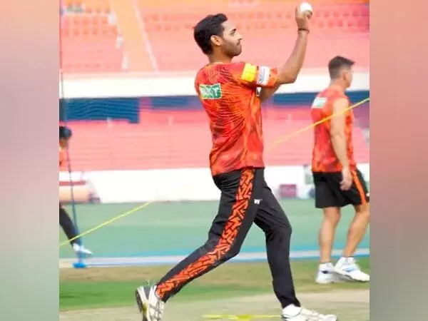 सनराइजर्स हैदराबाद के भुवनेश्वर कुमार आईपीएल 2024 से पहले नेट्स पर पसीना बहा रहे
