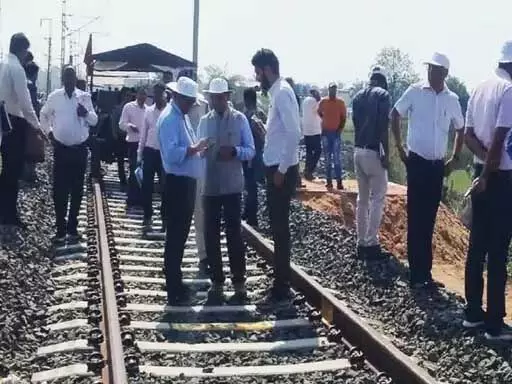 बिलासपुर रेलवे मंडल में तीसरी लाइन बिछाने का काम जोरों पर