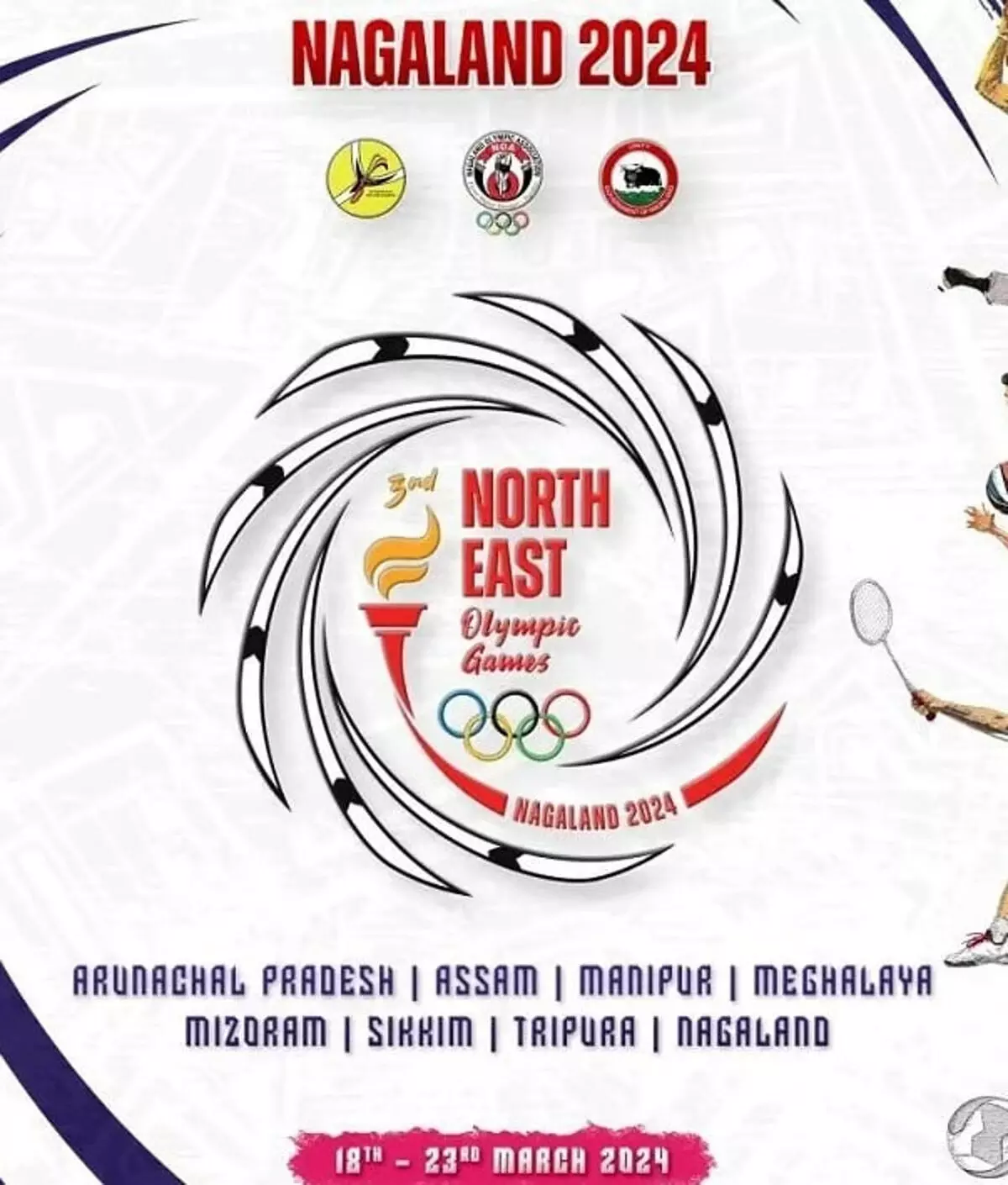 मणिपुर ने तीसरे उत्तर पूर्व खेलों में 68 पदकों के साथ दबदबा बनाया