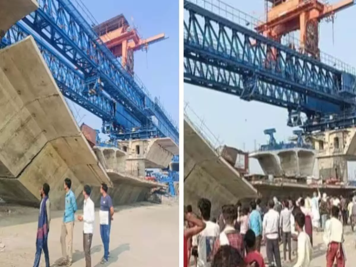 बिहार में निर्माणाधीन पुल गिरने के मामले में विशेष टीम करेगी जांच: उप मुख्यमंत्री विजय सिन्हा