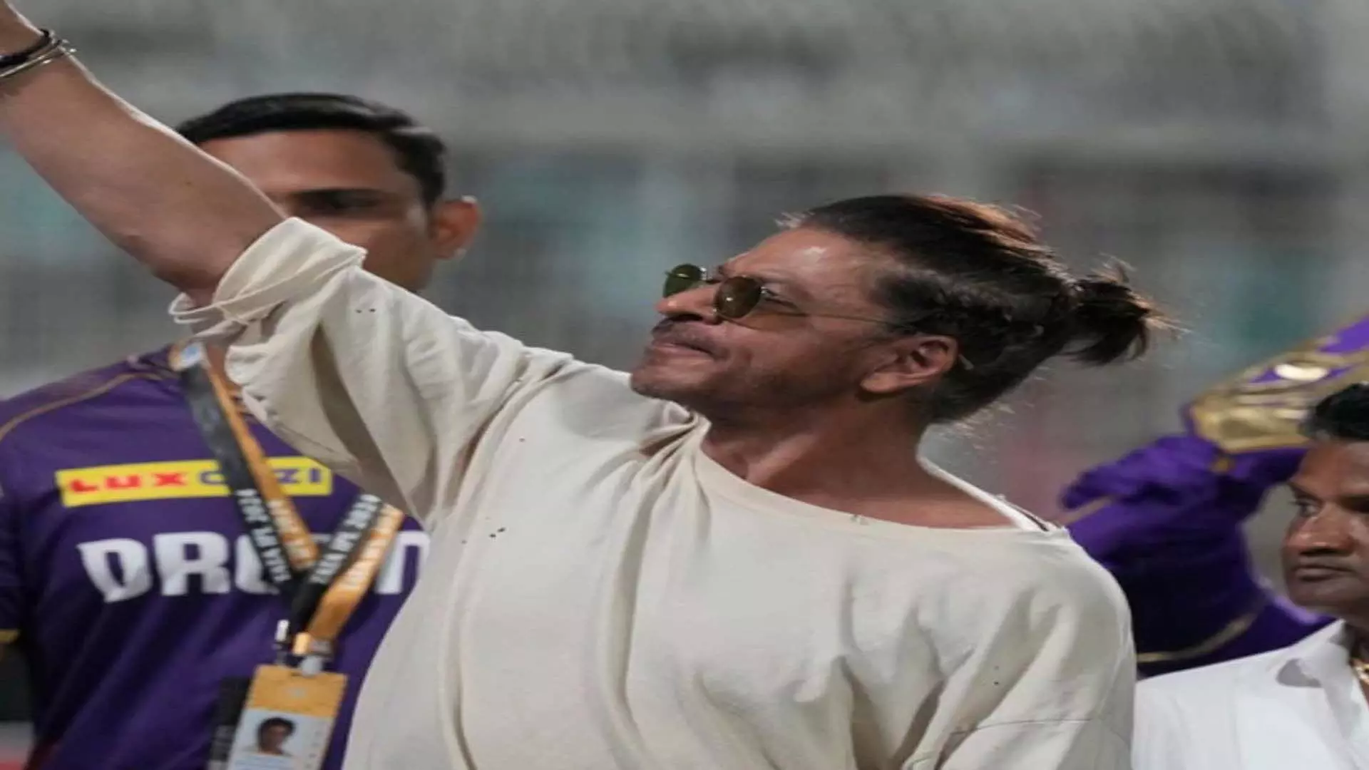 कोलकाता नाइट राइडर्स की जीत के बाद शाहरुख खान की मुस्कराहट