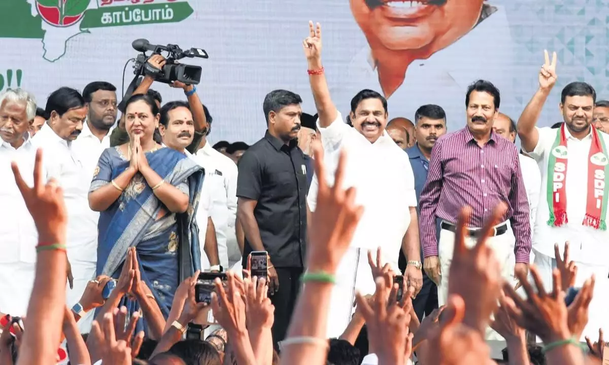 ईपीएस ने कहा, तमिलनाडु में असली चुनावी लड़ाई केवल अन्नाद्रमुक और द्रमुक के बीच