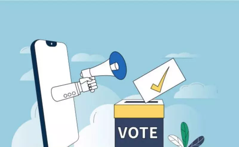 इस चुनाबी माहौल में ई-कॉमर्स पर सजीं चुनावी दुकान