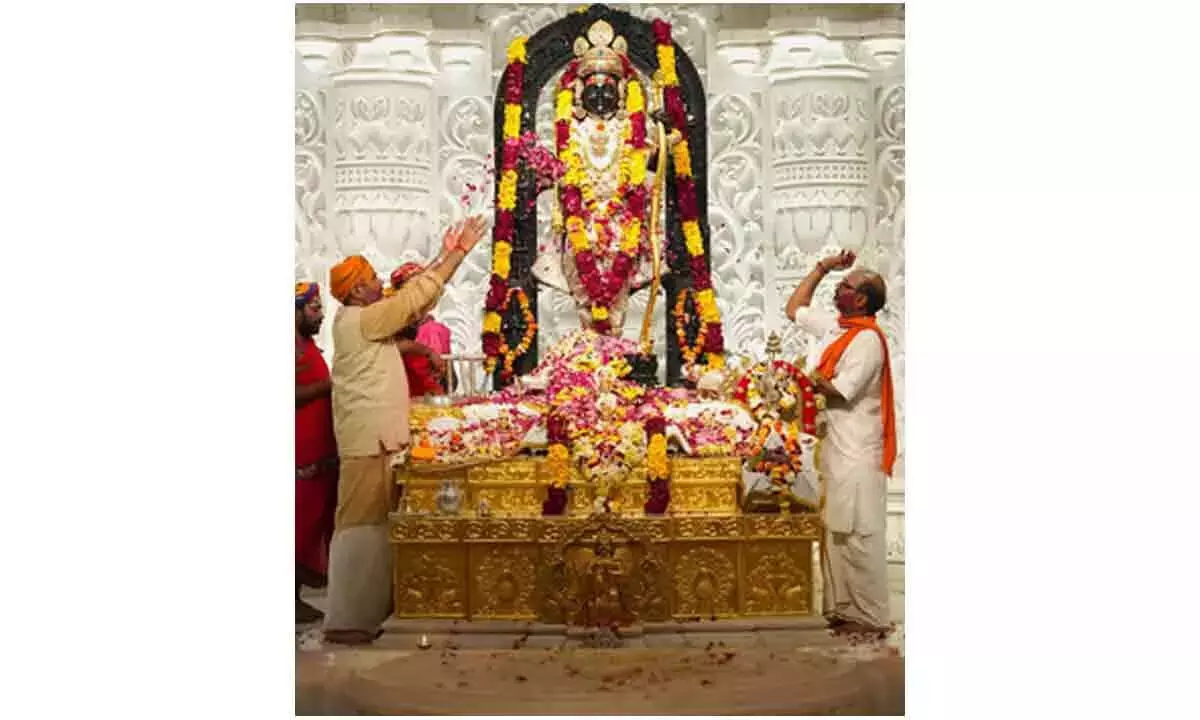 राम मंदिर प्राण प्रतिष्ठा समारोह के बाद अयोध्या में पहली होली मनाई गई