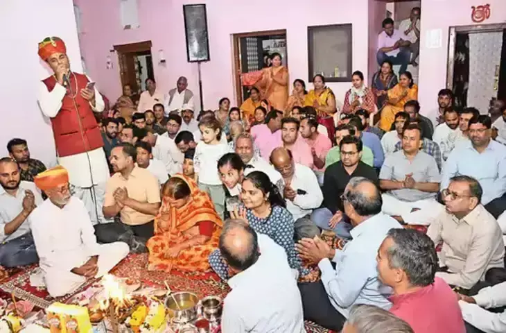 वार्ड 57 में श्याम अखण्ड ज्योत पाठ का आयोजन किया गया