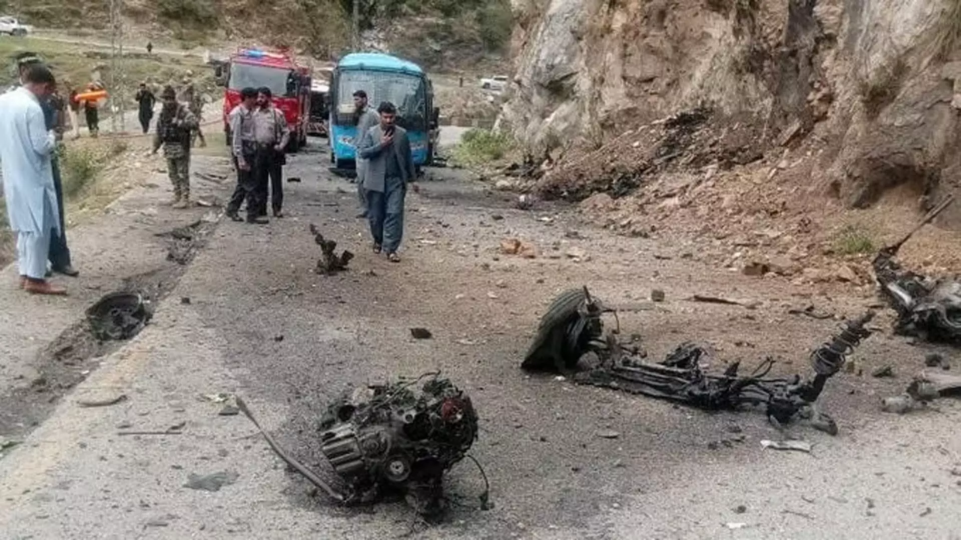खैबर पख्तूनख्वा में आत्मघाती बम हमला, 5 चीनी नागरिकों की मौत