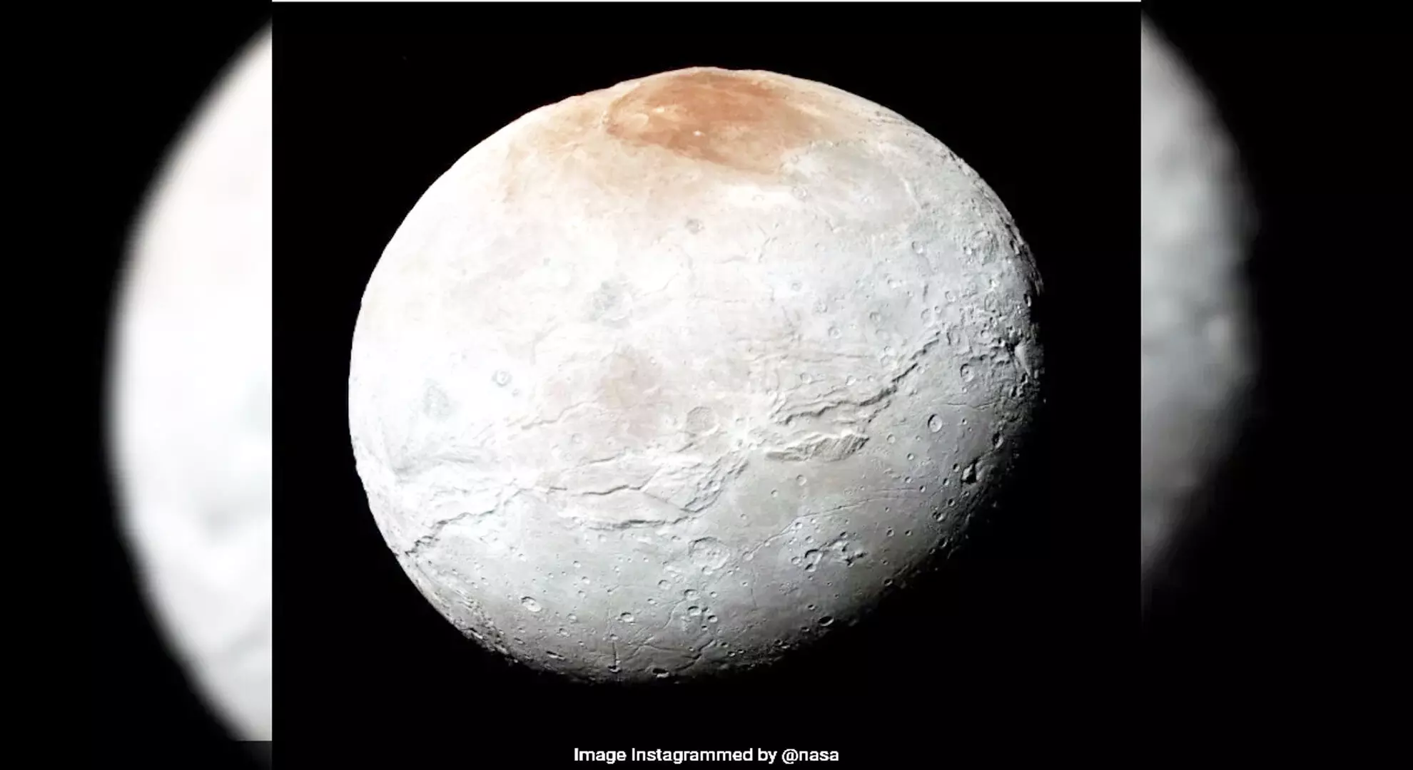 प्लैनेटरी बेस्टीज़: नासा ने प्लूटो के सबसे बड़े चंद्रमा चारोन की तस्वीर साझा की