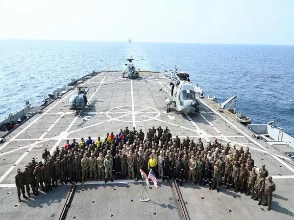 भारत, अमेरिकी नौसेनाओं ने विशाखापत्तनम में समुद्री चरण शुरू किया