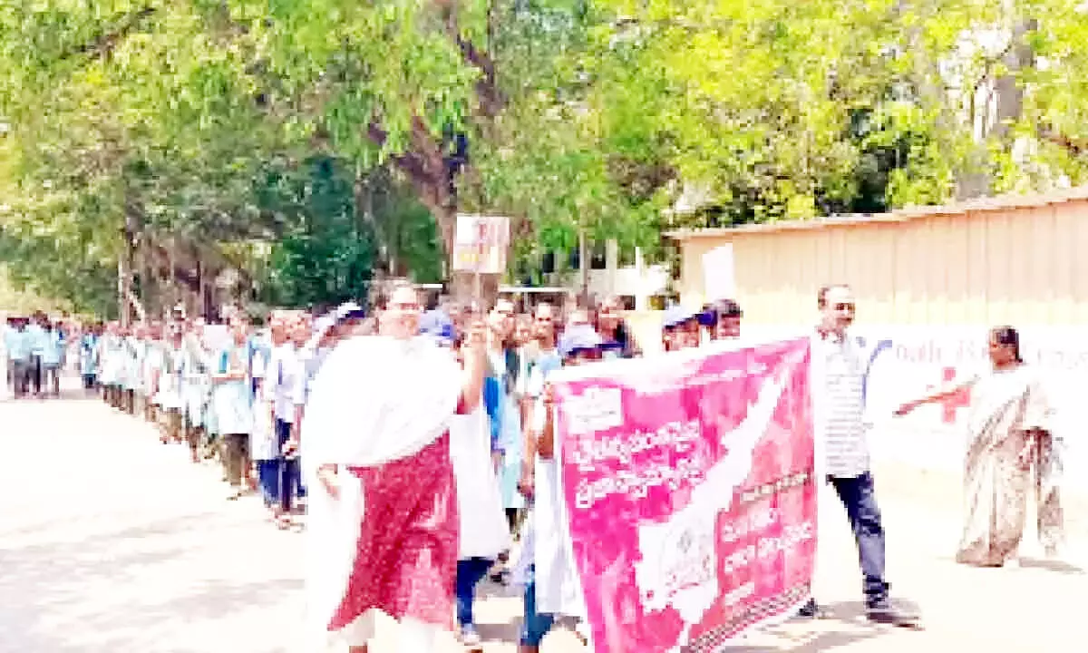 राजमहेंद्रवरम: मतदाताओं के लिए जागरूकता रैली निकाली गई