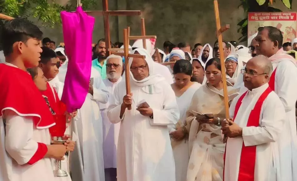 रायपुर में ईसाई समुदाय ने मनाया गुड फ्राइडे