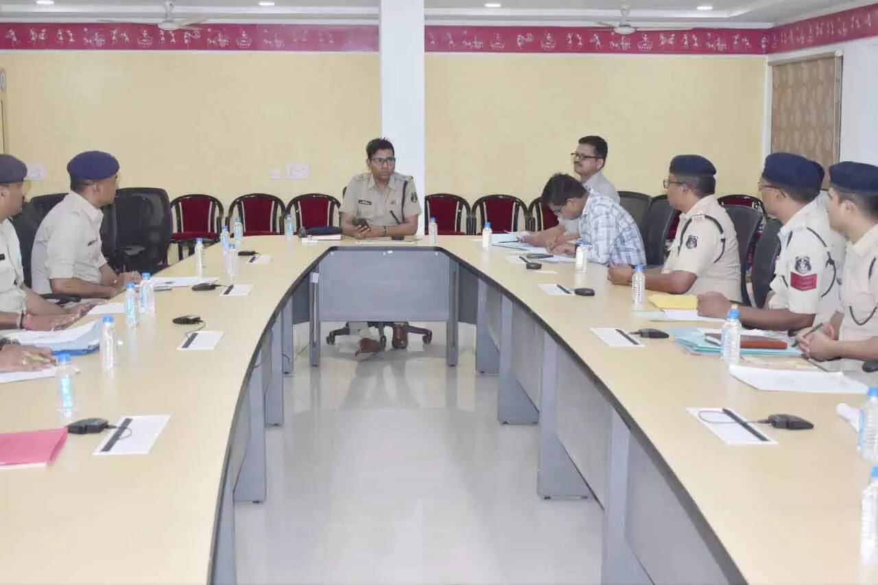 जब्त नशीले पदार्थो का नष्टीकरण करेगी रायपुर पुलिस, ASP ने ली बैठक