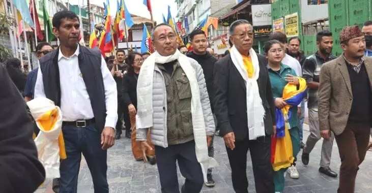 एसडीएफ उम्मीदवारों ने गंगटोक में घर-घर जाकर अभियान शुरू किया