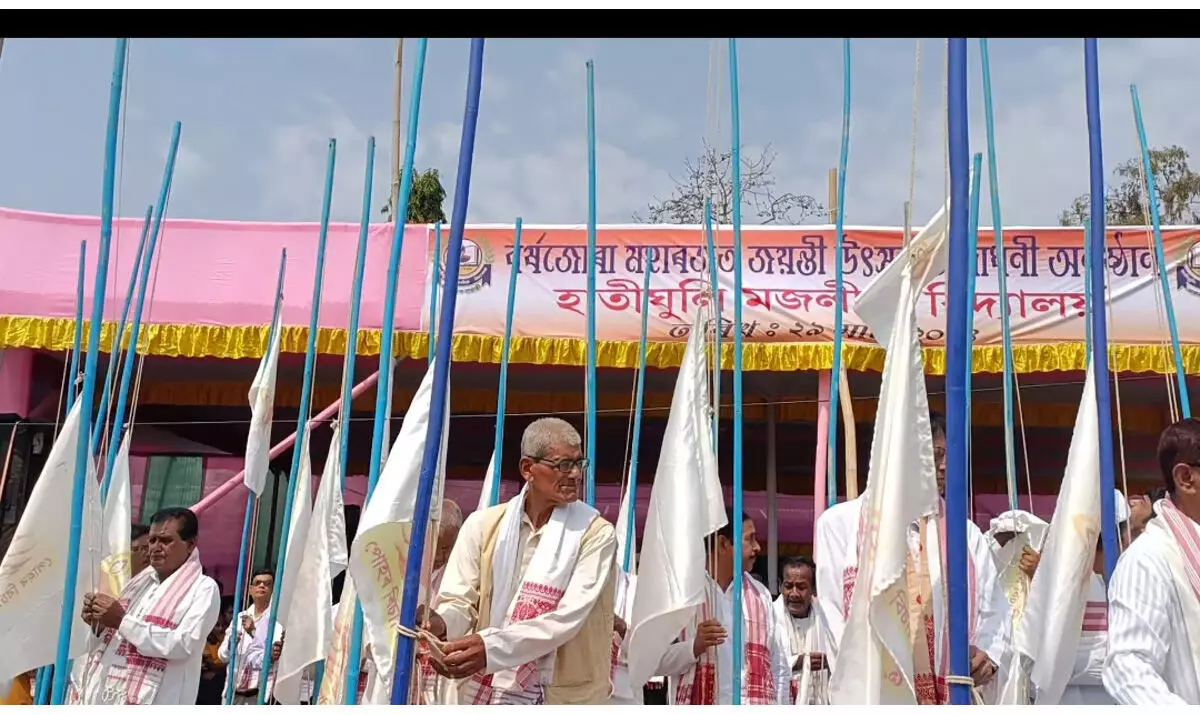 शिवसागर जिले में हातिघुली एमवी स्कूल की प्लेटिनम जयंती मनाई गई