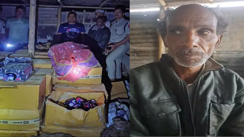 असम करीमगंज हामिदपुर में 1 करोड़ रुपये की ड्रग्स जब्त, एक गिरफ्तार