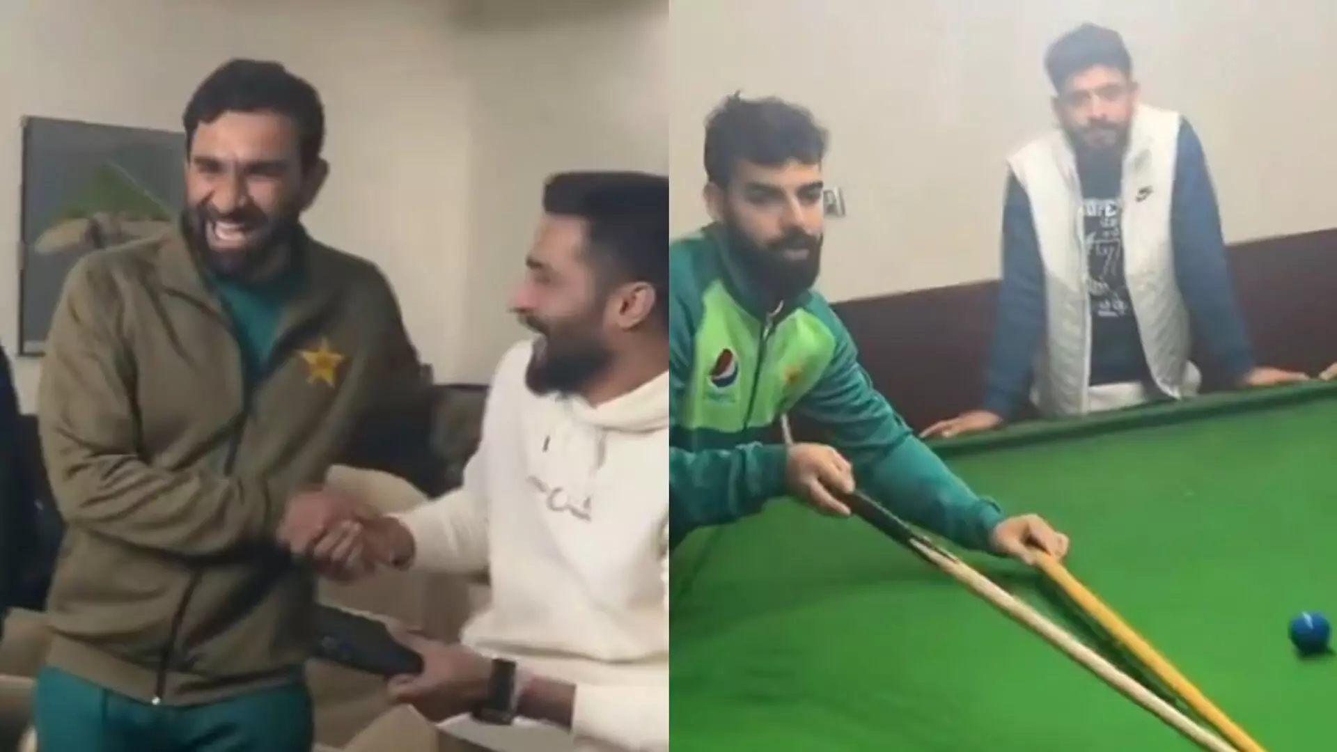 इफ्तिखार अहमद ने काकुल कैंप में पूल पर पाकिस्तानी खिलाड़ियों की बॉन्डिंग का वीडियो शेयर किया