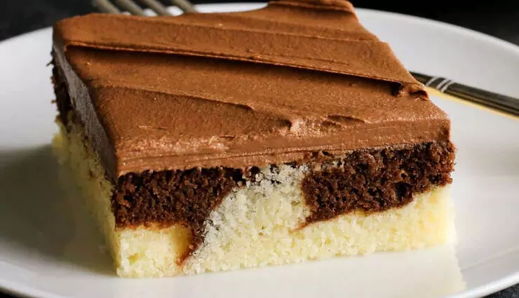 रेसिपी- स्वादिष्ट चॉको ऑरेंज स्विर्ल केक