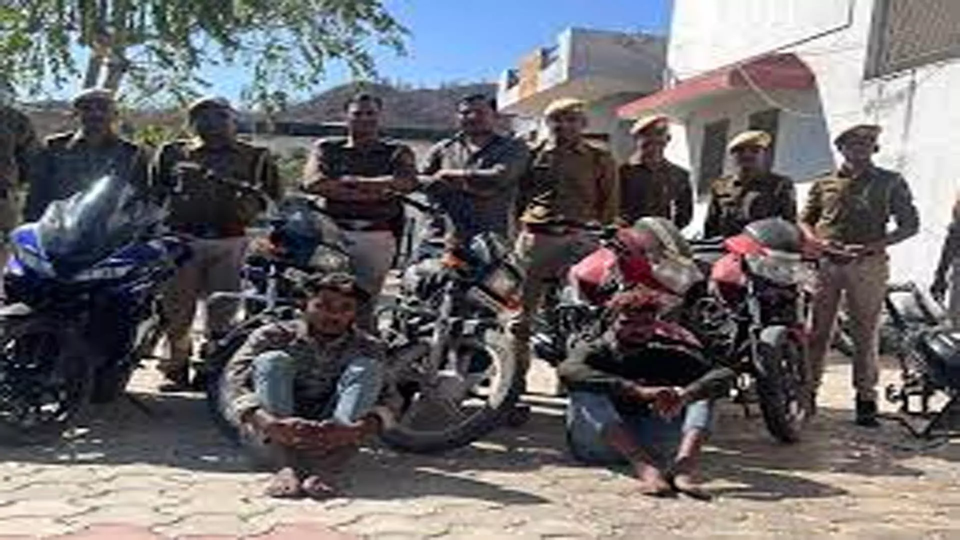 राजस्थान में वाहन चोरी के आरोप में 2 गिरफ्तार