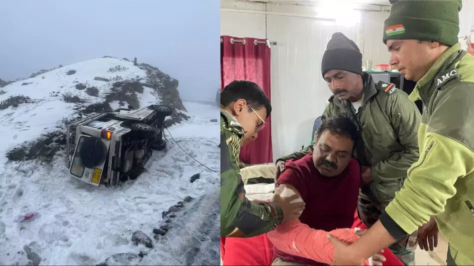 बर्फबारी में फंसे पांच पर्यटकों को भारतीय सेना ने बचाया