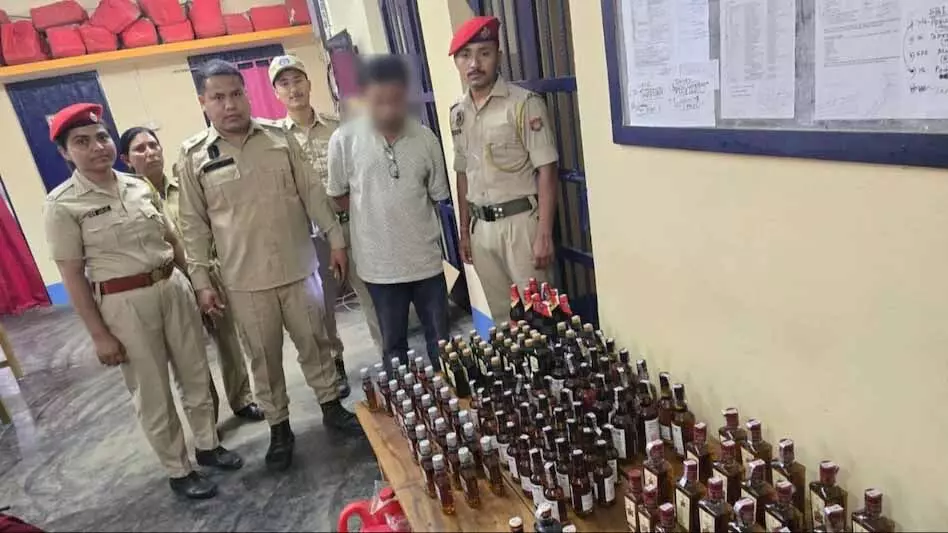 दिमा हसाओ जिले में अवैध शराब कारोबारियों के खिलाफ कार्रवाई शुरू