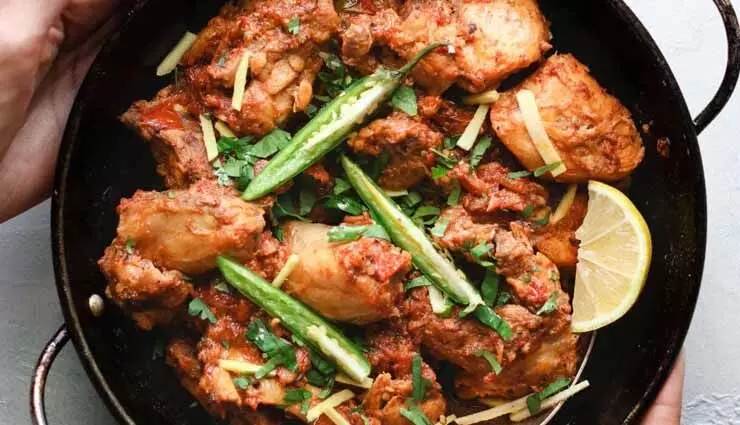 रेसिपी - नॉनवेज डिश पाकिस्तानी महारानी चिकन कराही