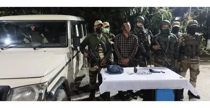 मणिपुर केसीपी-टी कैडर को थौबल में गिरफ्तार किया गया