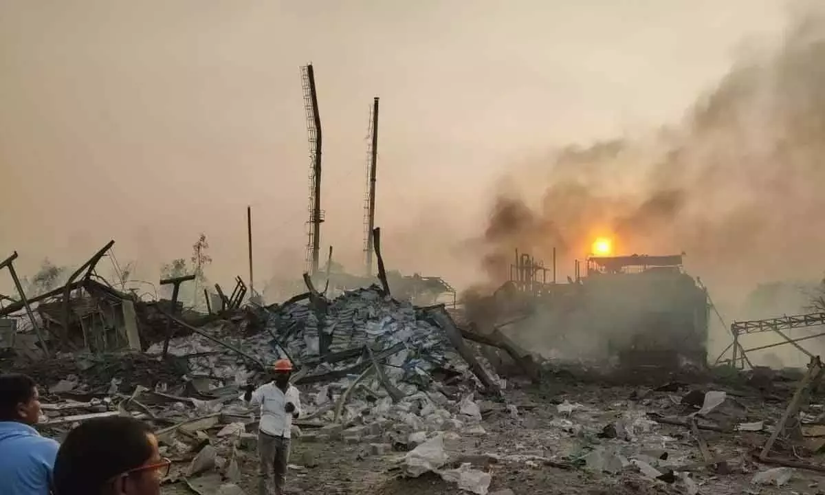 संगारेड्डी फार्मा प्लांट में विस्फोट से 4 की मौत