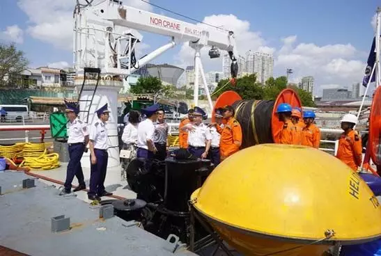 आईसीजी जहाज समुद्र पहरेदार, वियतनाम तट रक्षक समुद्री तेल प्रदूषण प्रतिक्रिया पर संयुक्त प्रशिक्षण का किया आयोजित