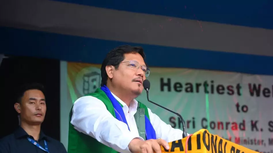अरुणाचल प्रदेश मेघालय के मुख्यमंत्री ने बसर में एनपीपी अभियान शुरू किया