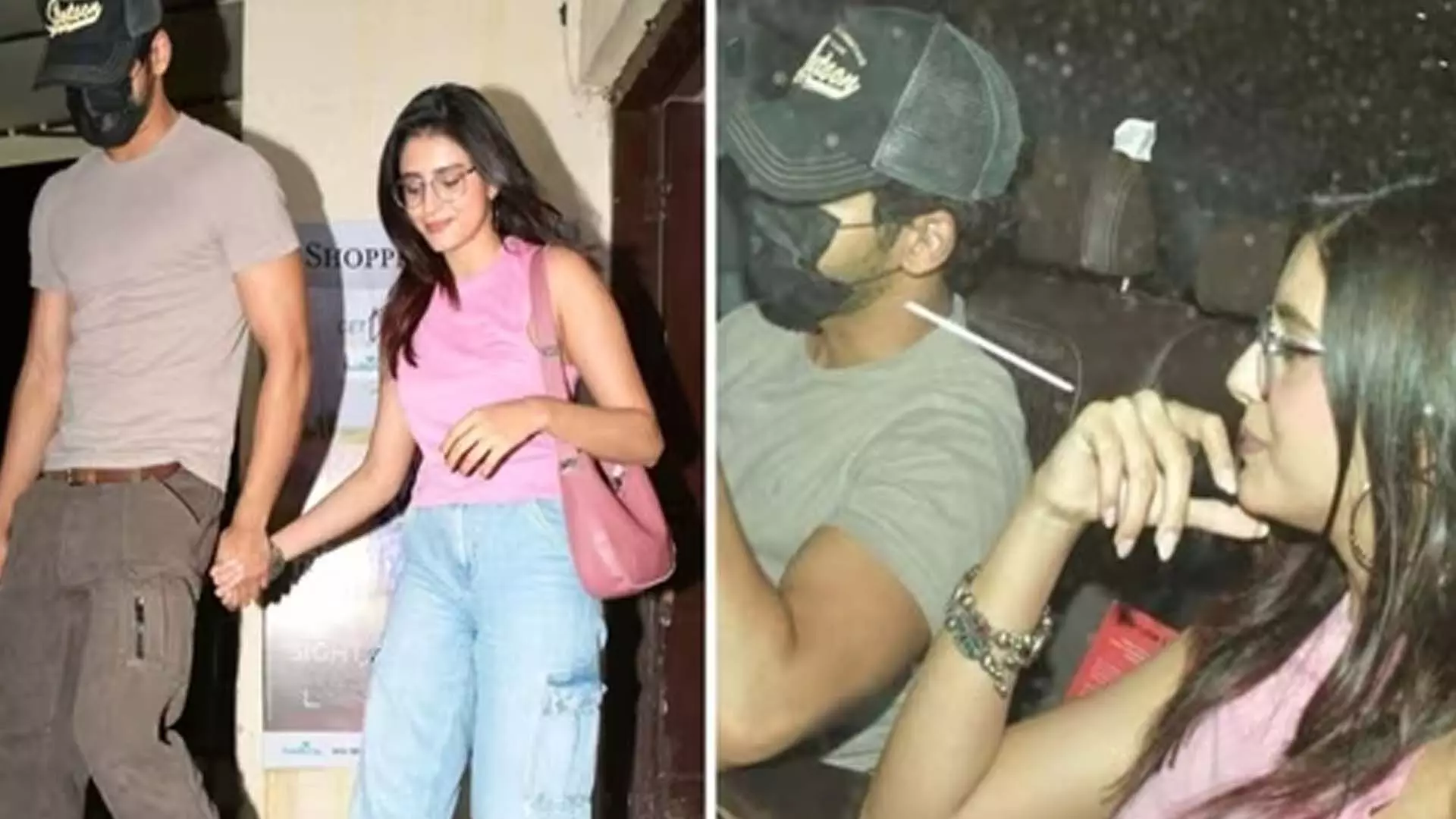 मुंबई में मूवी डेट के लिए बाहर निकलते समय ईशान खट्टर और उनकी गर्लफ्रेंड चांदनी बेन्ज़