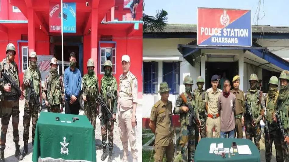असम राइफल्स ने विशेष अभियान में नागालैंड और अरुणाचल में दो एनएससीएन कैडरों को गिरफ्तार किया
