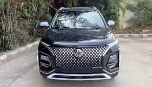 लीक हुई MG Hector Black Strom Edition की पहली झलक, जानें कब होगी लॉन्च