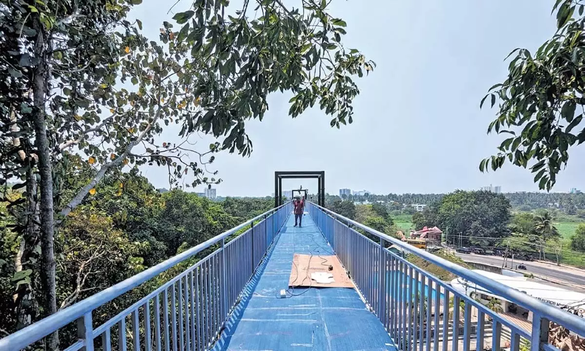अक्कुलम गांव में ग्लास ब्रिज को एनआईटीसी से सुरक्षा मंजूरी मिल गई