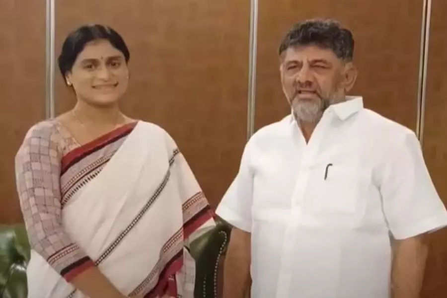 आंध्र प्रदेश कांग्रेस प्रमुख वाईएस शर्मिला ने बेंगलुरु में उपमुख्यमंत्री शिवकुमार से मुलाकात की