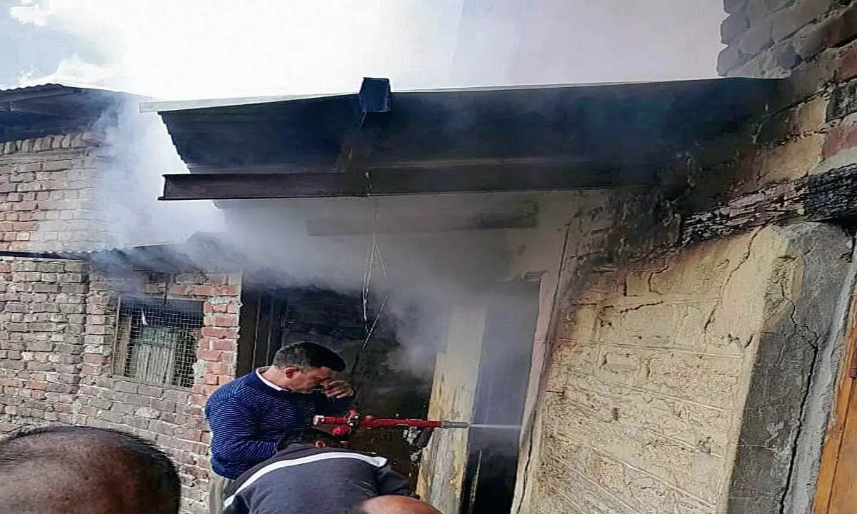 शिमला भोजनालय में आग, 1 घायल
