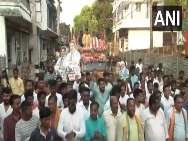 लोकसभा चुनाव: सीएम माणिक साहा ने त्रिपुरा में बिप्लब कुमार देब के समर्थन में रैली की