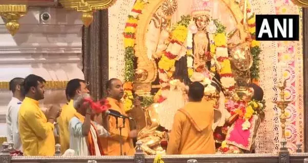 चैत्र नवरात्रि के पांचवे दिन मां कात्यायनी देवी मंदिर में हुई पूजा, वीडियो