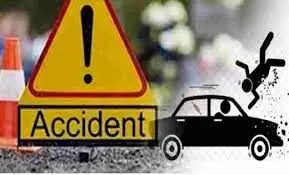 राणाबाग-करशाला सड़क पर चोईनाला में हुए कार एक्सीडेंट में चार लोगों की हुई मौत