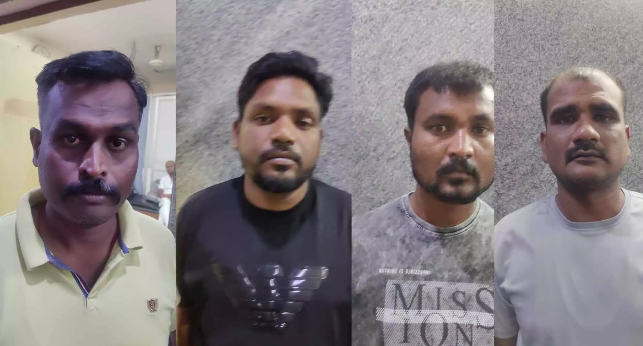 कुख्यात अपराधी सहित चार गिरफ्तार, मुजगहन पुलिस ने की बड़ी कार्रवाई