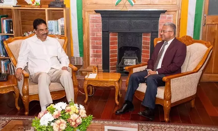 मिजोरम के राज्यपाल ने म्यांमार में कार्यवाहक भारतीय राजदूत से मुलाकात की